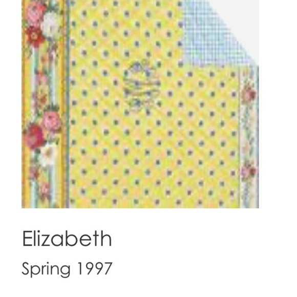 Vintage VERA BRADLEY Elizabeth 1997 Wallet On A String Long Yellow Pink Floral - Picture 17 of 17